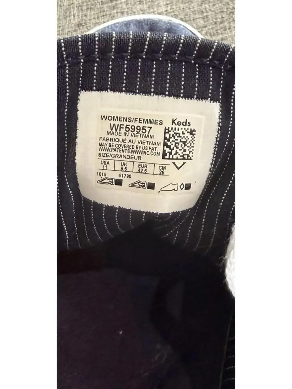 Keds Center Chambray Sneakers Womens Size 11 Denim Lace Up WF59957